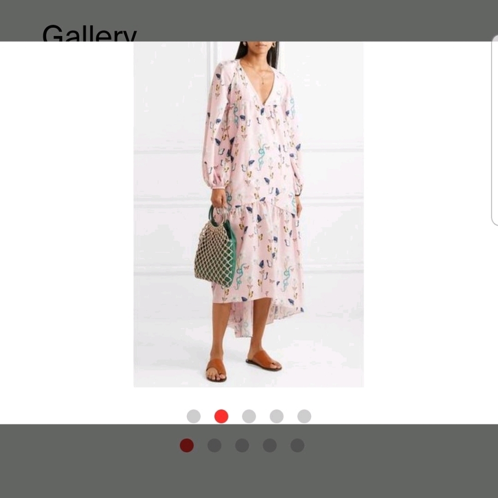 Borgo De Nor Matilde crepe floral dress